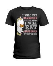 You are in love with hamburger Ladies T-Shirt thumbnail