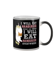 You are in love with hamburger Color Changing Mug thumbnail