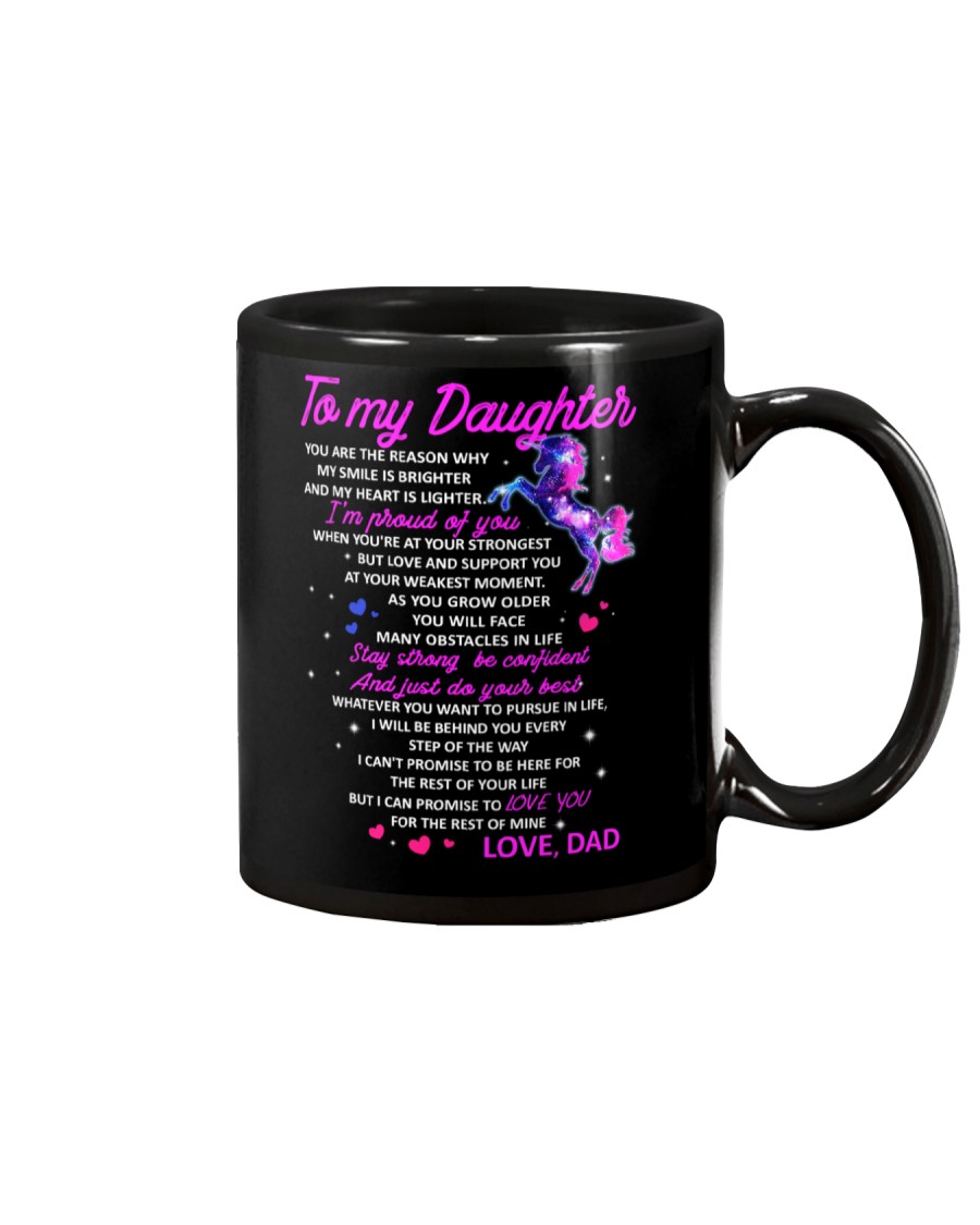 Unicorn Reason My Smile Brighter Daughter Dad Mug