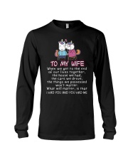 Unicorn I Had You You Had Me Wife Long Sleeve Tee thumbnail