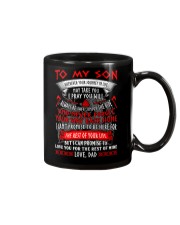 Son I Pray You Will Always Be Safe Viking Mug front