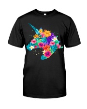 Unicorn Flowers Aloha Hawaii Classic T-Shirt front