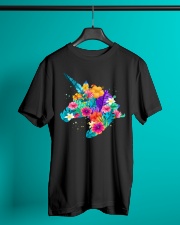 Unicorn Flowers Aloha Hawaii Classic T-Shirt lifestyle-mens-crewneck-front-3