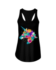 Unicorn Flowers Aloha Hawaii Ladies Flowy Tank thumbnail