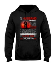 Firefighter Husband Clock Ability Moon Hooded Sweatshirt thumbnail