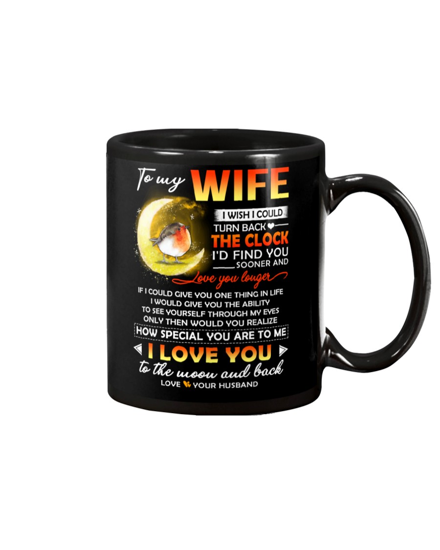 Bird Wife Clock Ability Moon Mug