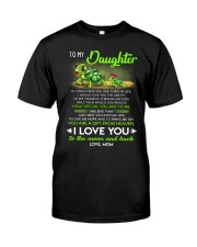 Turtle Daughter Mom Clock Ability Moon Classic T-Shirt thumbnail