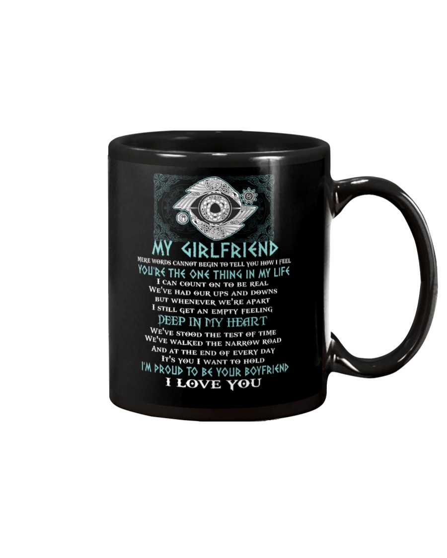 Words Begin Tell How I Feel Viking Mug