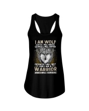 I Am Wolf Ladies Flowy Tank thumbnail