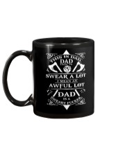 Dad Likes To Swear Viking Mug back