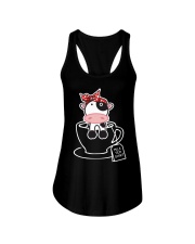 Farmer milk tea Ladies Flowy Tank thumbnail