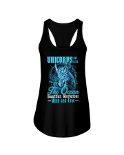 Unicorns Are Like The Ocean Ladies Flowy Tank thumbnail