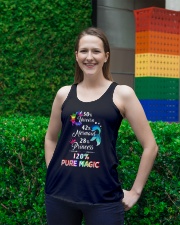 Unicorn 50 Ladies Flowy Tank lifestyle-bellaflowy-tank-front-2