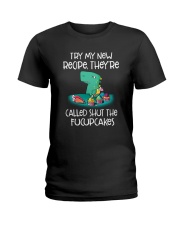 Try My New Recipe Dinosaur Ladies T-Shirt thumbnail
