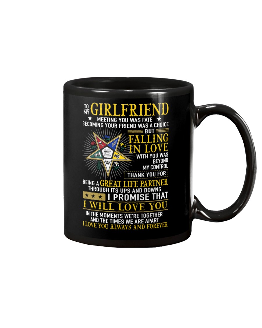 Freemason Girlfriend Ups And Downs Love Mug