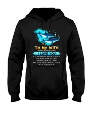 Dolphin Wife I Love You Hooded Sweatshirt thumbnail