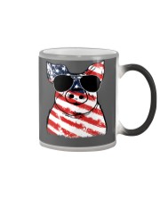 Farmer Pig flag Color Changing Mug thumbnail