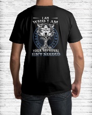 I Am Who I Am Yourr Approval Isn't Needed Viking Classic T-Shirt lifestyle-mens-crewneck-back-1