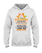 Dinosaur Boyfriend Love Made Us Forever Together Hooded Sweatshirt thumbnail