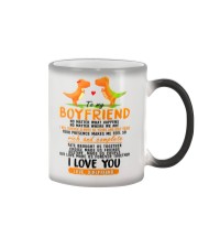 Dinosaur Boyfriend Love Made Us Forever Together Color Changing Mug thumbnail