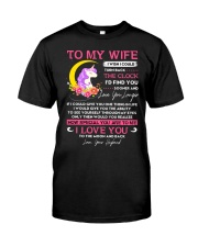 Unicorn Wife Clock Ability Moon Classic T-Shirt tile