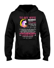 Unicorn Wife Clock Ability Moon Hooded Sweatshirt tile