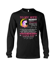 Unicorn Wife Clock Ability Moon Long Sleeve Tee tile