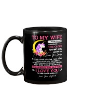 Unicorn Wife Clock Ability Moon Mug back