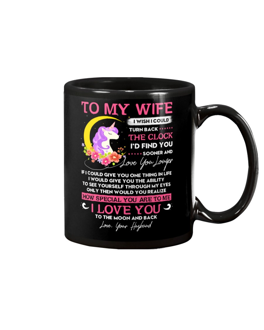 Unicorn Wife Clock Ability Moon Mug