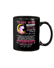 Unicorn Wife Clock Ability Moon Mug front