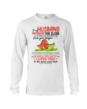 Dinosaur Husband Clock Ability Moon Long Sleeve Tee thumbnail