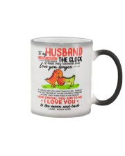 Dinosaur Husband Clock Ability Moon Color Changing Mug thumbnail
