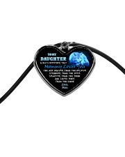 Wolf Mommy Loves You Daughter Mom Cord Heart Necklace thumbnail