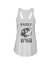 Easily distracted by Fish Ladies Flowy Tank thumbnail