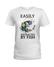Easily distracted by Fish Ladies T-Shirt thumbnail