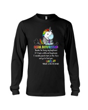Unicorn Thanks For Being My Boyfriend Long Sleeve Tee thumbnail