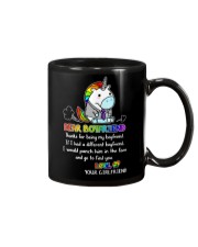 Unicorn Thanks For Being My Boyfriend Mug front