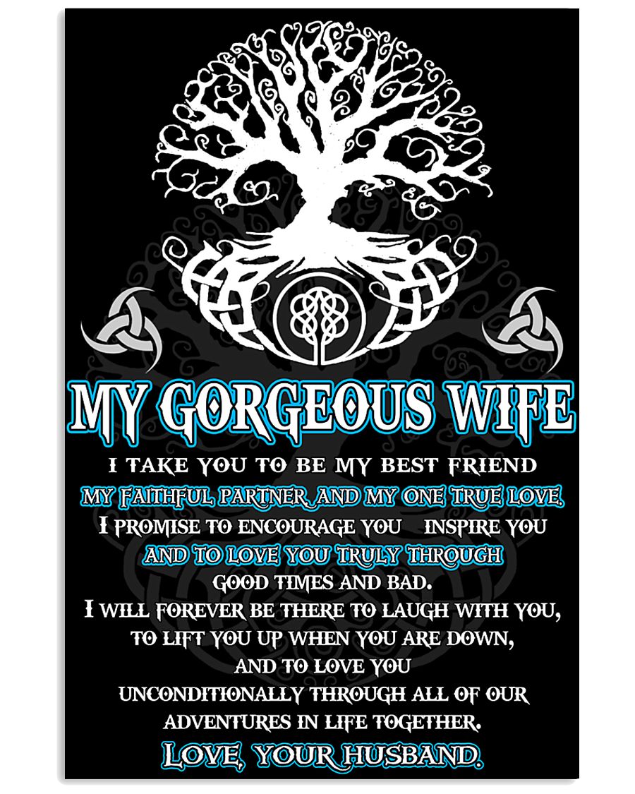 Faithful Partner True Love Wife Viking Poster 11x17 Poster