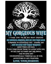 Faithful Partner True Love Wife Viking Poster 11x17 Poster front