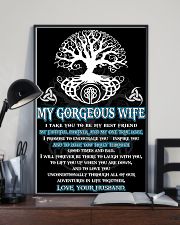 Faithful Partner True Love Wife Viking Poster 11x17 Poster lifestyle-poster-2