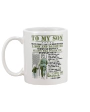 Veteran The Bond Between Son Mom Mug back