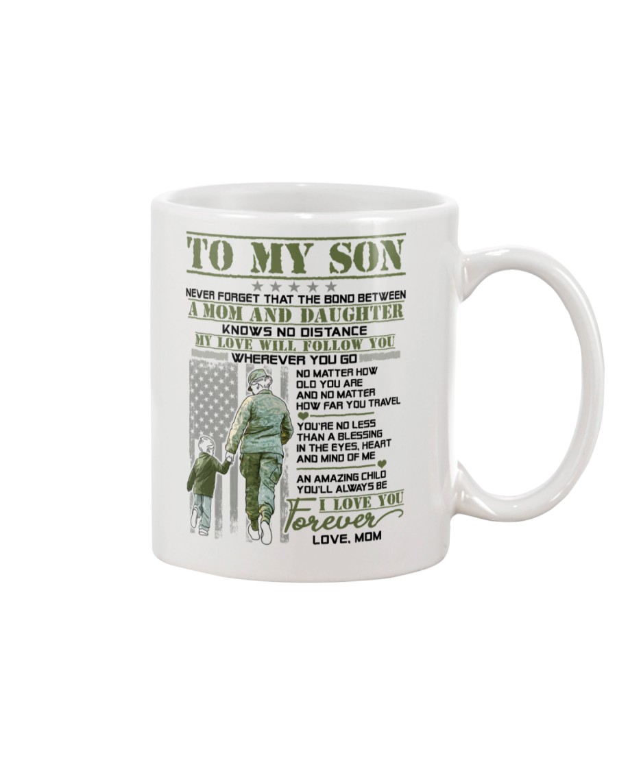 Veteran The Bond Between Son Mom Mug