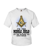Freemason The Child Rules Youth T-Shirt thumbnail
