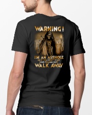 Mechanic Warning Asshole Walk Away Shirt Classic T-Shirt lifestyle-mens-crewneck-back-5