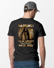 Mechanic Warning Asshole Walk Away Shirt Classic T-Shirt lifestyle-mens-crewneck-back-6