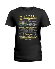 Freemason Daughter Dad Made Me Proud Ladies T-Shirt thumbnail