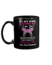 Breast Cancer To My Wife Mug Mug back