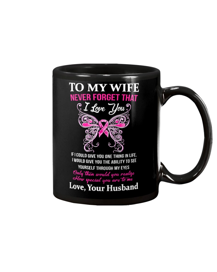 Breast Cancer To My Wife Mug Mug