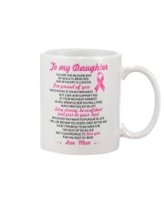 Reason My Smile Brighter Daughter Breast Cancer Mug front
