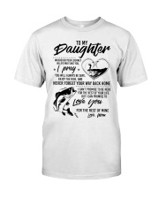 Fishing Daughter Mom Love you for the rest of mine Classic T-Shirt thumbnail